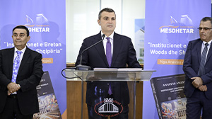 Guvernatori Sejko në promovimin e librit “Institucionet e Bretton Woods-it dhe Shqipëria” nga Akad. Prof. Dr. Anastas Angjeli