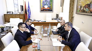 Governor Sejko receives Mr Emanuel Salinas, World Bank Country Manager for Albania