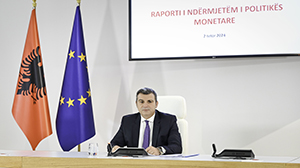 Guvernatori Sejko në konferencën për shtyp për vendimmarrjen e politikës monetare, 2 tetor 2024