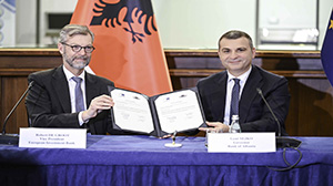 Bank of Albania and the European Investment Bank strengthen their Cooperation in regard to Green Finance