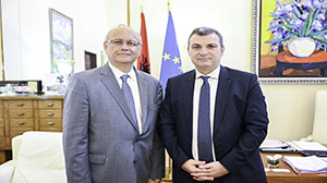 Governor Sejko meets the World Bank delegation