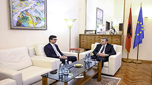 Governor Sejko meets IMF Regional Resident Representative for the Western Balkans, Mr Sebastian Sosa