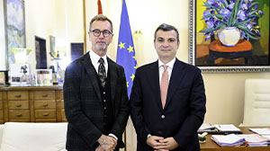 Governor Sejko receives H.E Mr Silvio Gonzato, Ambassador of the European Union Delegation to Albania