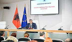 Guvernatori Sejko në konferencën për shtyp për vendimmarrjen e politikës monetare, 04.10.2023