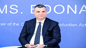 Governor Sejko attends the activity organised by the Minister of Youth and Children, Ms Bora Muzhaqi, in the framework of Global Money Week 2024