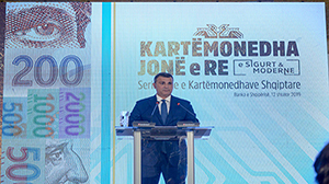Launching ceremony of the new Albanian banknote series, 12 September 2019